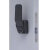 定制适用房门锁通用型卧室内门黑色锁具门把手旧门换锁ZS3814 （开门方式内推选‘向内’外拉选‘向外’ 35-50mm向内带钥匙