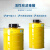 普达7号金属滤毒罐中罐防酸性气体和蒸汽光气含氯有机农药过滤件黄色1个装