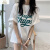 XBLGX宽松圆领中长款短袖T恤女夏季时尚韩版棉质减龄休闲上衣 天空蓝 M