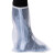 冰禹 PVC防水鞋套 加厚底耐磨防雨鞋套便携式非一次性雨具雨靴套 磨砂白S BYC-299