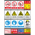 安全标识牌车间禁止吸烟生产工地警示标语当心警告标志牌消防栓贴 新版禁止吸烟(PP背胶贴纸) 15x20cm