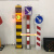 太阳能警示柱LED立柱匝道车辆分流指示灯交通标志牌箭头式警示灯 玫红色