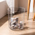 垃圾桶客厅亚克力PET透明厕所厨房创意大容量办公室卧室纸篓 12L透明款+50只垃圾袋 默认发渣