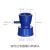 GL45 螺口 容积过滤器 砂芯过滤装置 配蓝盖瓶 螺口转换接头 溶剂过滤器夹子 中号(60mm)