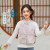 ASK JUNIOR女童马甲夏国风新中式无袖外套儿童提花上衣中大童装 粉色 120 