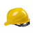 和谐之星高强度ABS安全帽 工程帽工地施工劳保透气电力劳保帽 新款欧式透气（黄色）