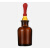 玻璃滴瓶 牙科药水滴药瓶 滴瓶头吸管 透明分装精油瓶 化学实验室 棕滴瓶30ml一套送胶帽