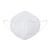 朝美口罩6005-1折叠式KN95防尘口罩 一次性口罩 折叠防颗粒 6005-1白色（10只）