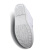 上柯 B3395 PVC底白皮革防静电鞋 无尘洁净电子实验室工作鞋 单孔网眼鞋46码（280mm）