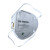3M 9502V+头戴式带阀自吸过滤式防颗粒物呼吸器KN95（单片装）*1盒 25只/盒 白色