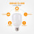 佛山照明 10W柱形泡 暖黄光3000K E27螺口LED灯泡 物业商用照明灯具 T60亮霸系列