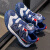 361断码男童鞋子2024新款夏季儿童运动鞋网面透气中大童男孩框子 蓝色(主图款) 26码