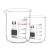 适用玻璃烧杯玻璃烧杯量耐高温烧杯50/100/150/250/500/1000/ml化学实验器FZB 低型150ml