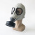 邦固 防防毒面具SF6橡胶灰色头戴式电力防毒全面罩 灰色防毒面具+0.5米导气管 +3级滤毒罐（p-B-3） 
