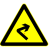 适用订制交通标志牌70三角慢字警示牌限速标牌道路反光标识牌铝板 连续下坡路