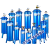 气泵空压机过滤器除水净化压缩空气精密油水分离器喷漆干燥罐 ZS-20法兰式升级自动排水电排 耐压 宝蓝色 ZS-02法兰式