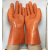 加厚橡胶牛津乳胶手套劳保工作耐磨防水防滑胶皮塑胶洗碗耐用家务 红27公分