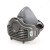 思创科技 ST-1060 防尘面罩橡胶口罩防工业粉尘细微颗粒物电焊打磨半面具 1个装