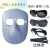(新款)电焊面罩焊工专用眼镜轻便式焊帽墨镜不变光款面具 透气轻便式面罩+黑白灰3色镜+绑