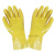 丁腈浸胶劳保手套加厚橡胶防水防滑防油耐油耐磨胶皮干活工业手套工业品 黄色浸塑手套：3双 XL