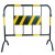 定制适用铁马护栏公路市政施工移动式围挡道路临时隔离栏杆工程安全防护警 5斤重红底白膜不带铁板