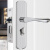 虎顿卧室门锁室内门锁木门锁可调节尺寸通用门锁免改孔门锁KTS02-M125