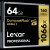 雷克沙（LEXAR）存储卡相机内存卡专业单反存储卡UDMA7佳能尼康单反cf卡 64G
