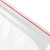 透明自封袋 pe塑料袋密封袋封口收纳袋40*60cm 厚30丝(白边100个 7.3号17*24cm*30丝(100个)