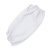 出极 PU软皮革防水袖套 防污防油劳保护袖套袖  白色(3双)