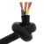 电缆电线2芯3芯1.5/2.5/4平方户外专用防水防冻软电源护套线  3芯 4 平方1米