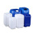 京度塑料桶方桶储水桶液体桶水桶方形酒桶化工桶废液桶白色 25L
