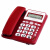 渴望B255来电显示 电话机 办公座机酒店宾馆电话双插孔座式 中诺C289红色