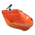 素界  应急救援双层pe坚固船塑料船 加厚塑胶船  3.6米+48伏5马力电动