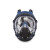 瑞氪维尔 Raxwell  RX8800 全面型防护面罩硅胶防雾防刮擦镜面 可搭配双滤盒/双滤棉使用