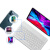 AJIUYU 华为MatePad Pro键盘平板电脑10/11英寸苹果iPad小米/联想三星蓝牙键盘 白色【9.7~11.5英寸通用】蓝牙键盘+蓝牙鼠标 苹果iPad Pro 11/12.9英寸