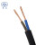 凌志 电线电缆电源线YZ 2*1.5平方 2芯橡套线国标软芯橡胶线 100米