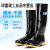 上海双钱高筒防水雨鞋加厚牛筋防滑耐磨耐酸碱中筒劳保工地男雨靴 高筒迷彩款
