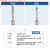 适用铝用螺旋丝攻铝合金专用M1m2.5M3M4M5M6M8M12铝用螺旋丝锥 M5*0.8  (盲孔-平头)