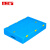 久工保 折叠塑料筐周转框工业物流框长方形带盖 JGB-ZZX022 （个） （600*400*260mm）  蓝色