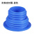 定制下水管防臭密封圈洗手盆管道接头厨房排水管地漏硅胶防臭器 4050管密封圈--蓝色