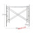 定制镀锌脚手架活动梯形架移动建筑龙门脚手架1.7/1.9米工地 1.7米高1.6厚/型钢踏板