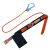 户外高空安全带防坠落安全绳单腰保险带电工爬杆带简易安全带 小钩普通款(绳长3米)