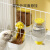 嬉皮狗（hipidog）猫咪饮水机自动喂食器宠物笼子悬挂式狗狗喝水器喂水不湿嘴水壶 重力饮水器（黄白色） 通用