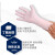 爱马斯 APFWCMD 一次性丁腈手套标准型无粉麻面左右手通用白色L码 100只装
