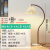 妙普乐日式原木台灯 北欧日式原木创意百褶布客厅沙发装饰灯简约 胡桃木+米色灯罩 150cm 无极+精