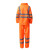 博迪嘉 CN032 反光雨衣套装 荧光橘红色 S 10套