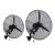 菲尼泰科 FS-75 工业电风扇 商用大功率壁扇 强力工厂摇头挂壁牛角扇(750型铝叶壁扇 3米线）