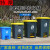 脚踩加厚脚踩容量桶大卫生带盖生活灰色加厚桶  废物 垃圾桶加厚 40L