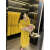 仪绒黄色战袍春夏装女装2024年新款茶歇法式气质温柔风显瘦长裙连衣裙 淡黄色 S 建议75到95斤