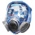 思创ST-M80-3全面罩防毒面罩硅胶防尘大视野化工喷漆应急救援酸碱农药氨气1个装（不含滤盒）